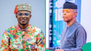 Gospel Artist Testimony Jaga Faults Osinbajo’s Remarks On ‘Prosperity Gospel’